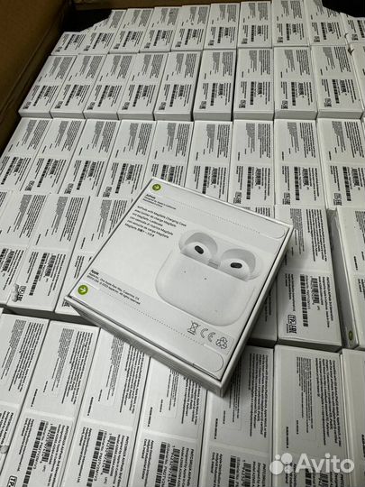 AirPods 3 запечатанные пломбой гарантия + чехол
