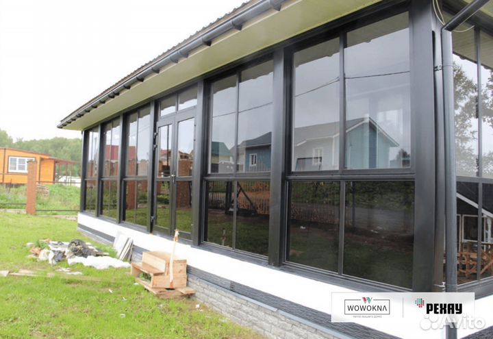 Безрамное остекление домов, лоджий, террас