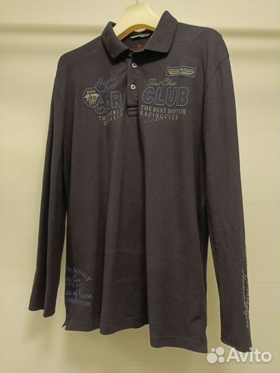 Поло с длинным рукавом