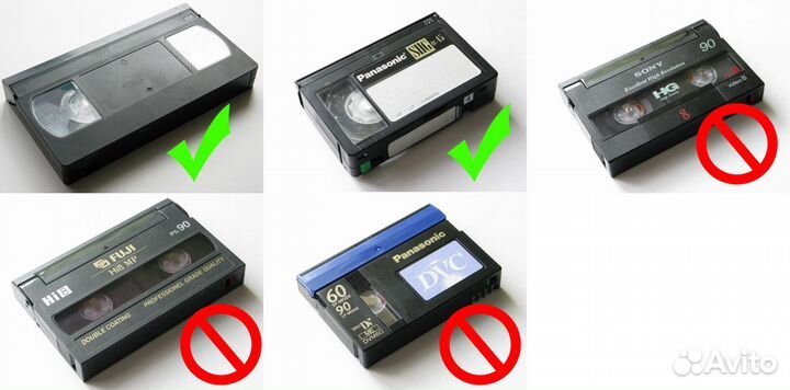 Оцифровка видеокассет VHS (Парнас, Парголово)