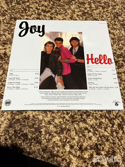 LP Joy - Hello / 1986 / 2022