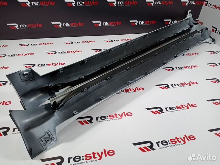 Подножки Lexus Lx 570 2008-2015 Белые