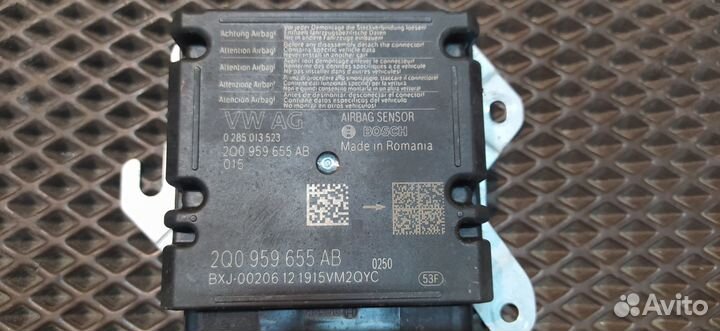Блок управления Airbag VAG 2q0959655ab