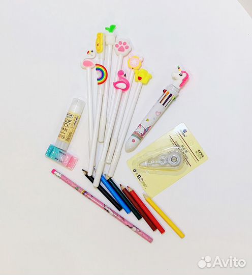 Подарочный набор для девочки с единорогами в пакет