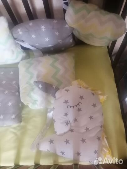 Бортики в детскую кроватку