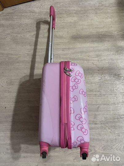 Детский чемодан hello kitty на колесиках