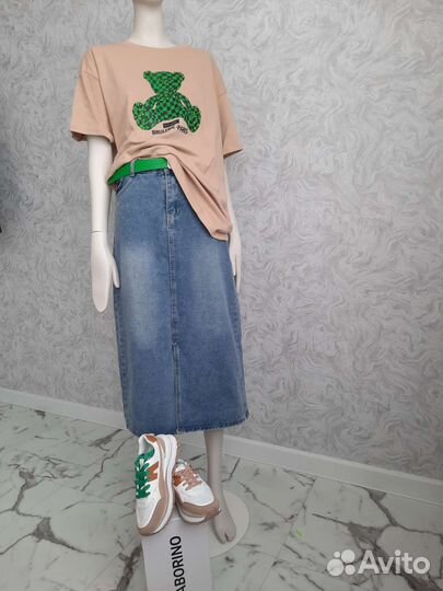 Новая юбка длина миди