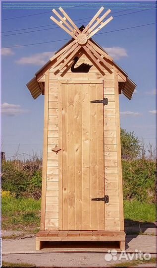 Дачный туалет с лебедем улщ 165