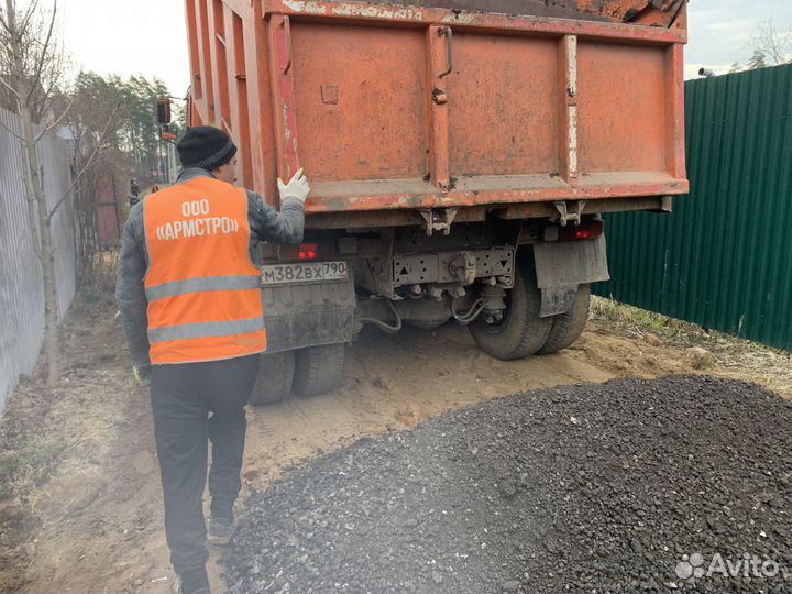 Асфальтовая крошка для парковки на даче цена за м2