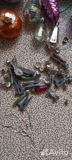 Винтажные ёлочные игрушки СССР