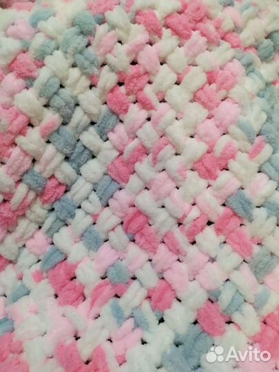 Плед детский плюшевый. Новый