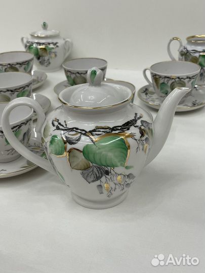 Чайный сервиз советский лфз березка