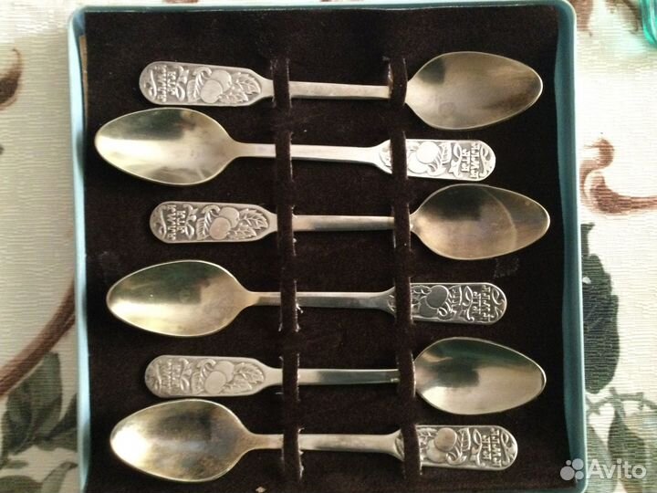 Чайные ложки мельхиор СССР алма-ата