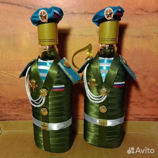 Бутылки с оформлением