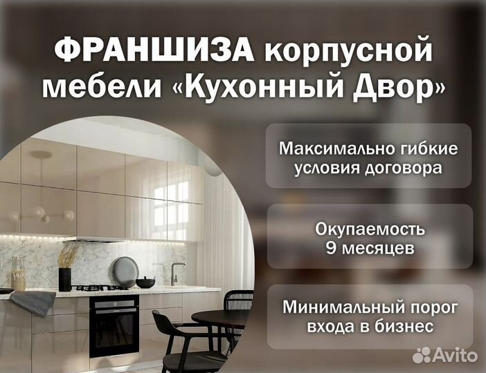 Свой кухонный салон. Франшиза без роялти и взносов