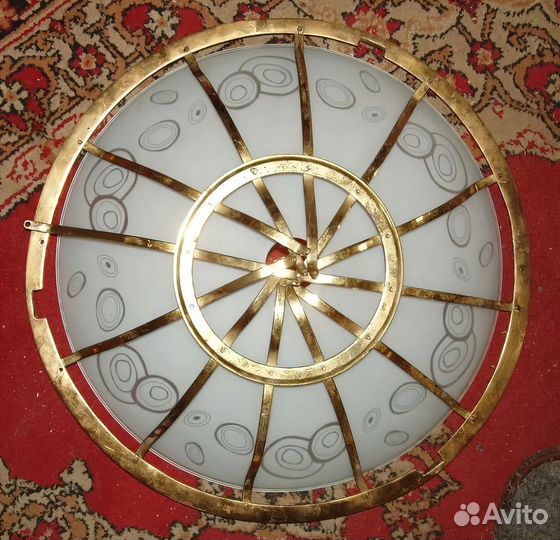 Люстра из латуни 1938 год