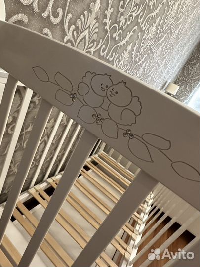 Детская кровать гандылян енисей с маятником