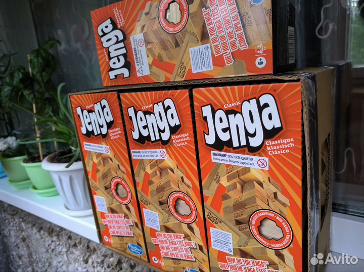 Настольная игра Jenga, Дженга новая