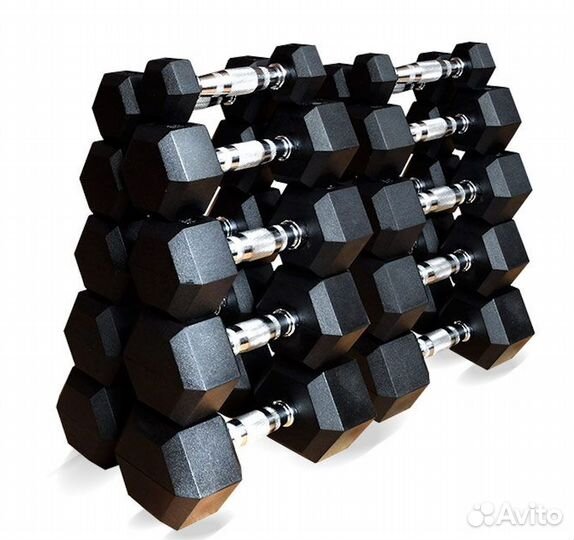 Гексагональный Гантельный ряд 2,5-70 кг