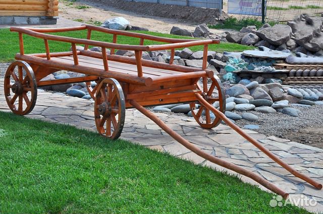 Деревянные декоративные изделия для сада и дачи