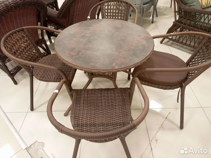 Садовая мебель из ротанга комплекты