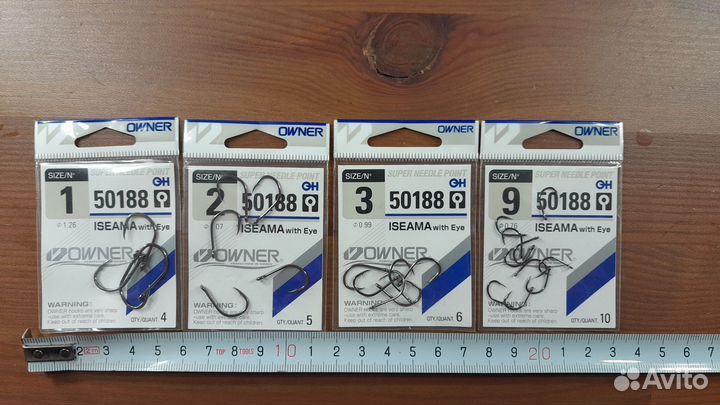 Крючки рыболовные Owner