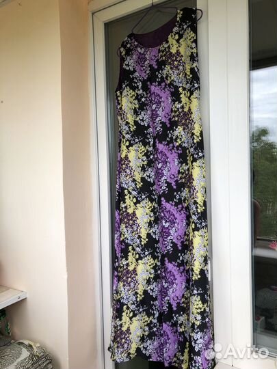 Летнее длинное платье