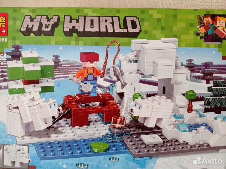 Майнкрафт 10960 Зимняя Рыбалка