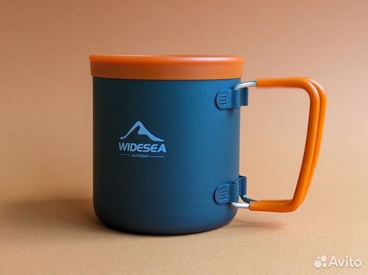 Кружки титановые/алюминиевые Widesea для туризма