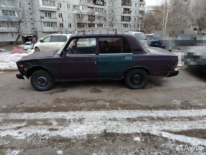 ВАЗ 2107 1.5 МТ, 2002, 100 000 км