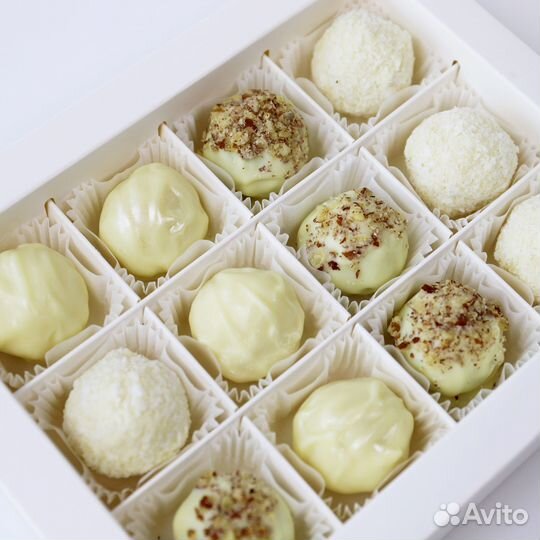 Конфеты в подарок - сырный трюфель ручной работы