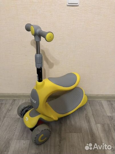 Детский самокат трансформер Kreiss 3в1 складной