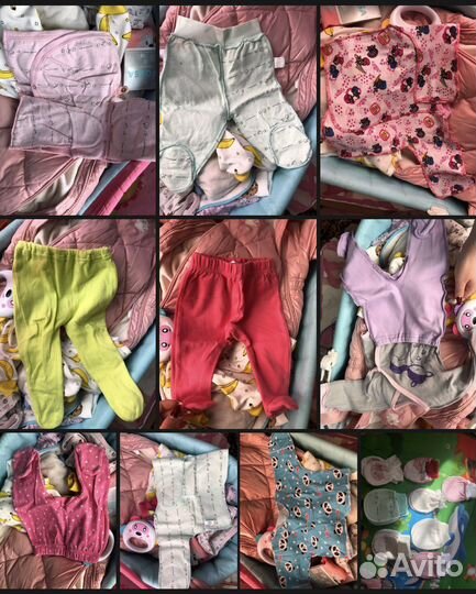 Одежда для малышки от 0 до года и более