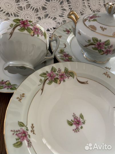 Набор фарфоровой посуды Япония Винтаж 5 предмето