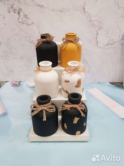 Изделия из гипса (вазы, шкатулки,подставки)