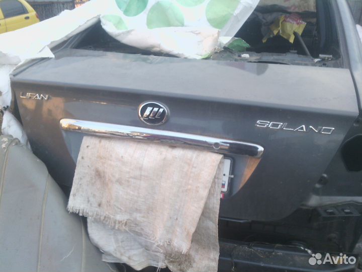 Крышка багажника серая Lifan Solano