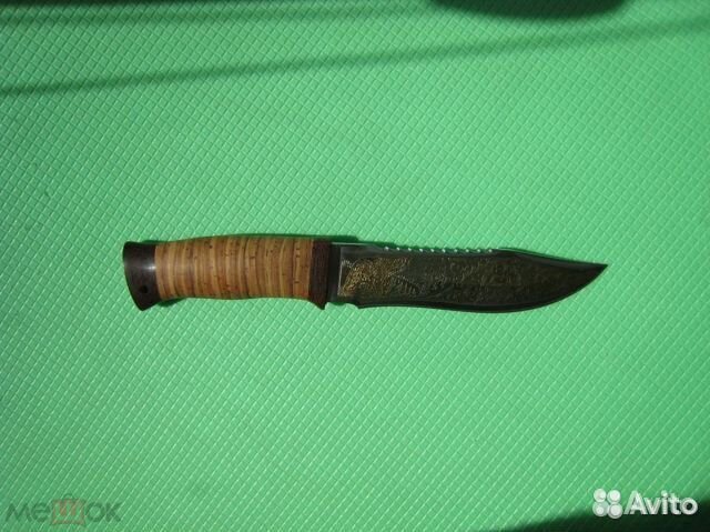Нож охотничий с гравировкой