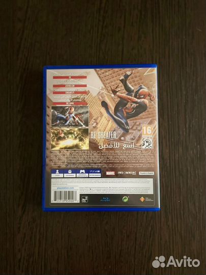 Spider man ps4 диск