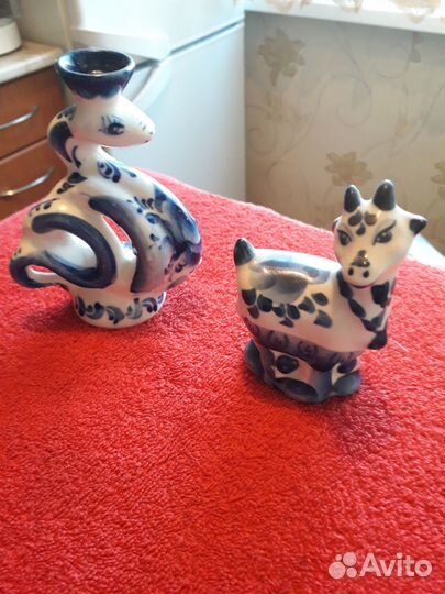 Коллекционные фигурки гжель