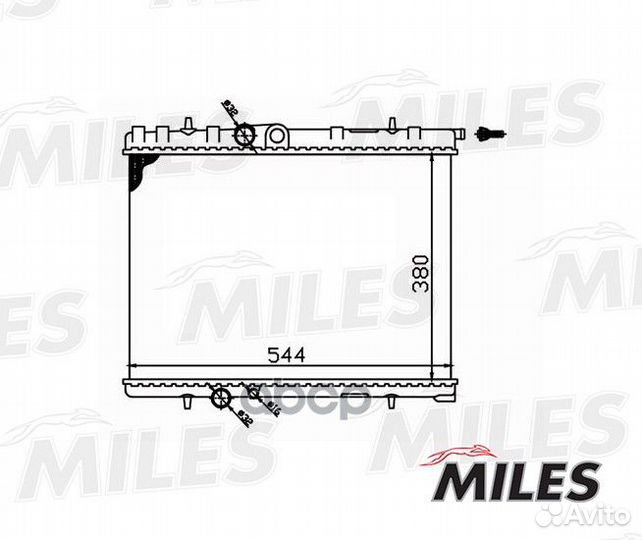 Радиатор (механическая acrm043 Miles