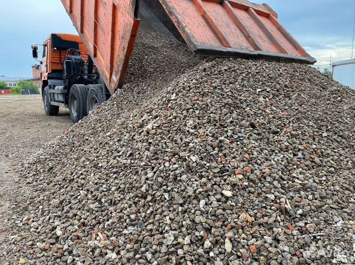 Вторичный щебень 5/20, 20/40, 40/70, 0/100