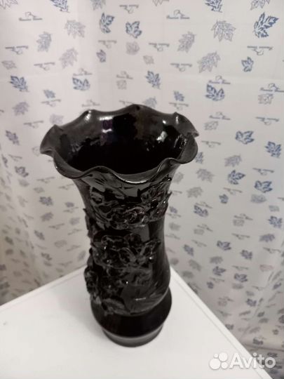 Ваза для цветов черная периода СССР