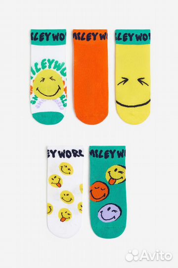 Носки H&M (31/33) Смайлы