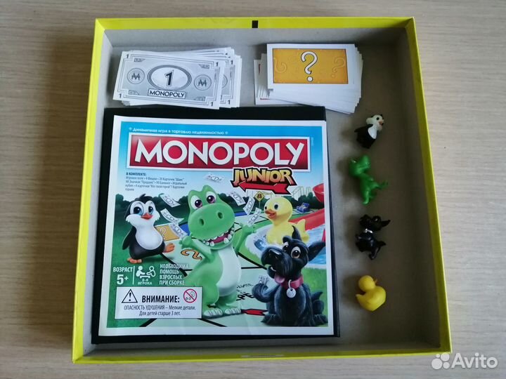 Монополия Junior детская настольная игра