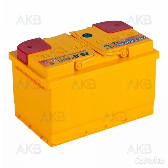 Аккумулятор автомобильный Медведь 70 Ач 700А о.п