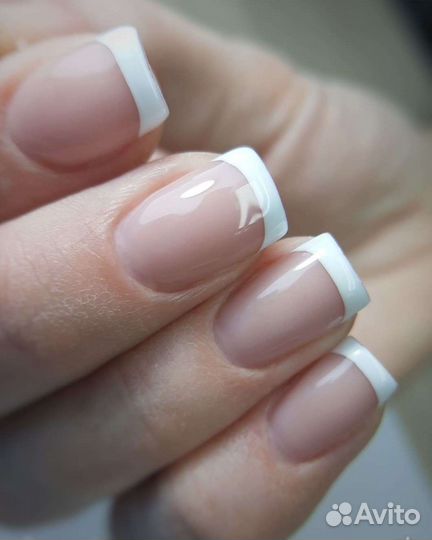 Маникюр укрепление гелем