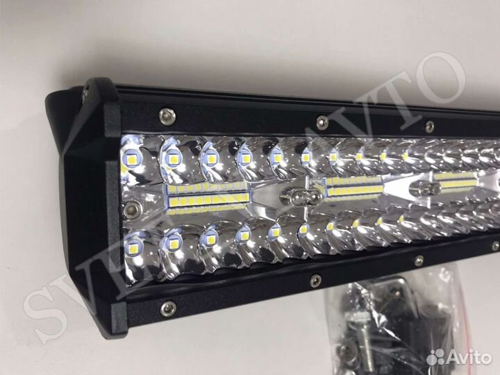 Лэд Светодиодная балка LED фара 300W 37 см Белая