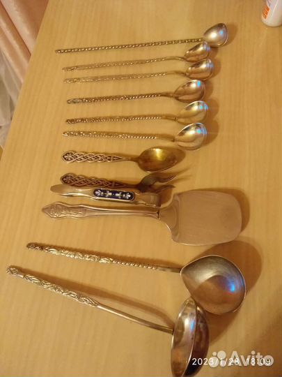 Столовые приборы мельхиор СССР