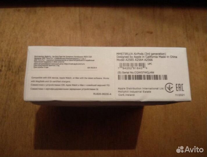 Apple AirPods 3 наушники новые третьего поколения