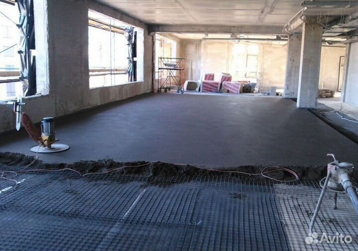 Полусухая стяжка пола